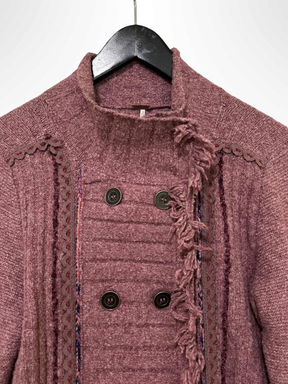 FREE PEOPLE Cuddle Bear Admiral Sweater Cardigan Size M - Picture 6 of 16